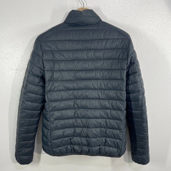 SAVE THE DUCK Alexander Puffer Jacket Mens M Ultra Light Down Alternative  Gray - Picture 3 of 9